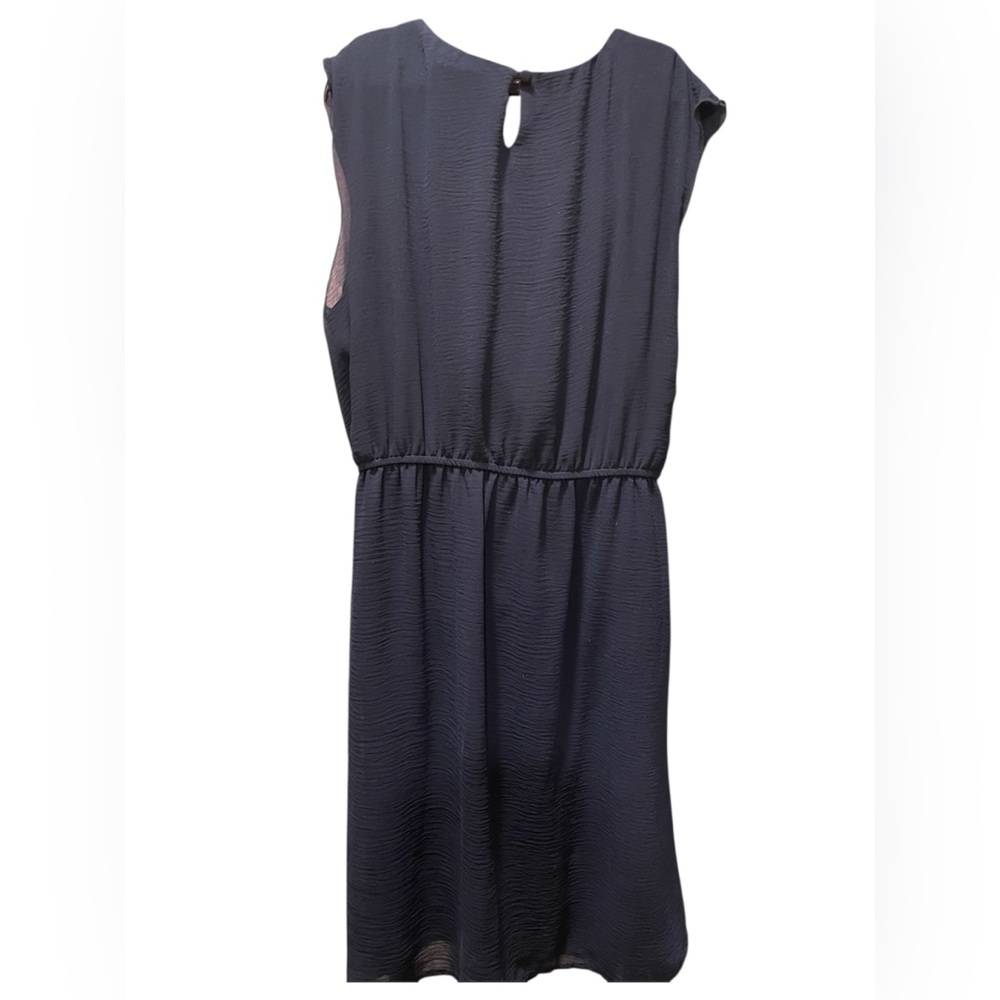 Ruffle Dress - Navy - Picture 2 of 7